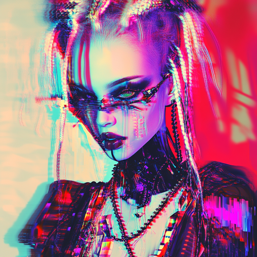 Glitch - AI-generated digital art with glitch effects
